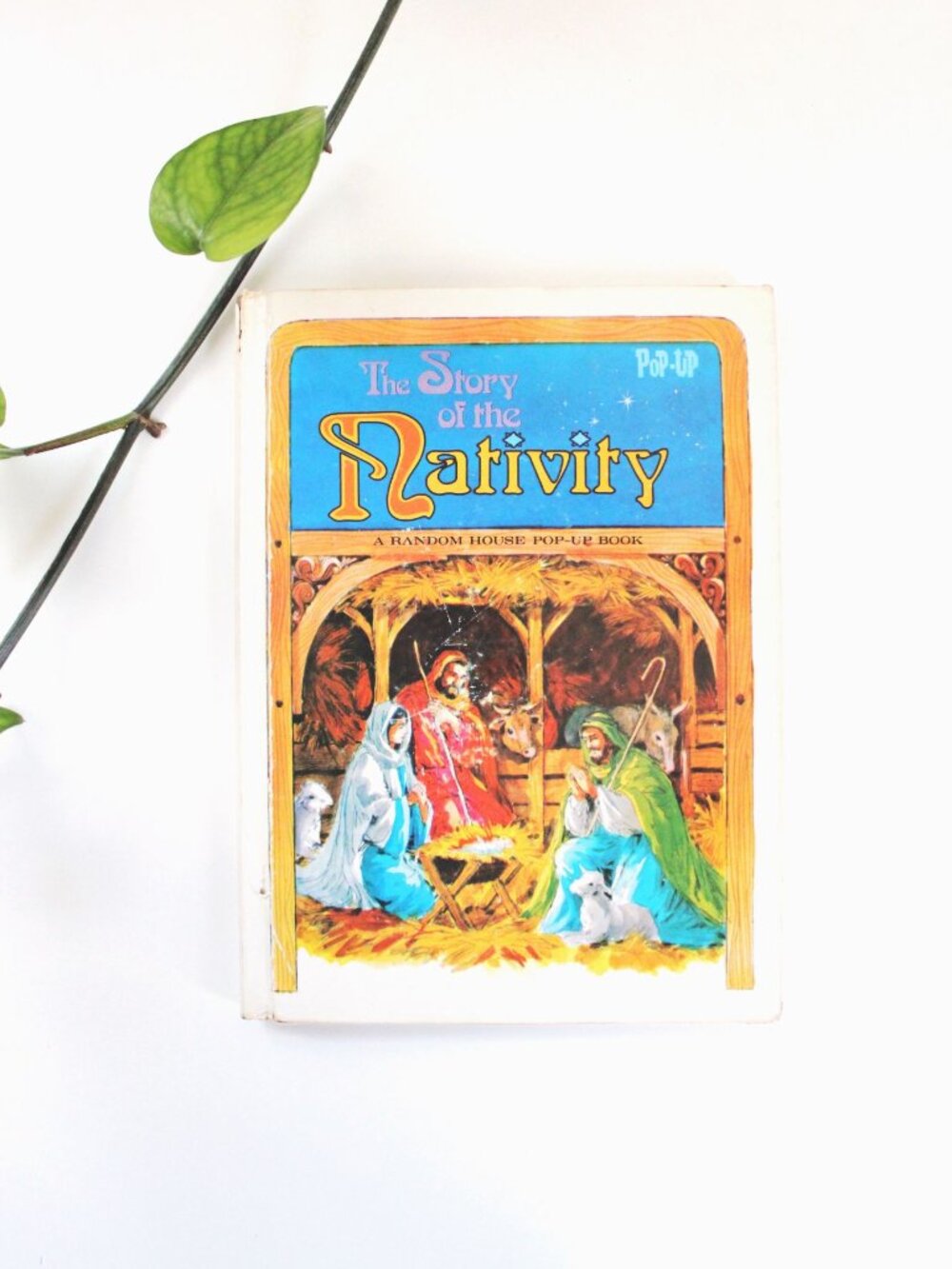 The Story Of The Nativity Pop-Up Book First Edition Vintage Rare Childrens Rando